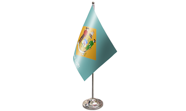 Delaware Satin Table Flag